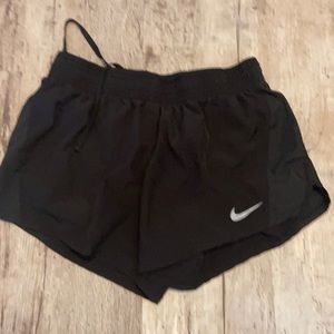 Black Nike Running Shorts Mesh Side